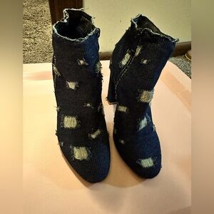 Women’s high heels Jean material